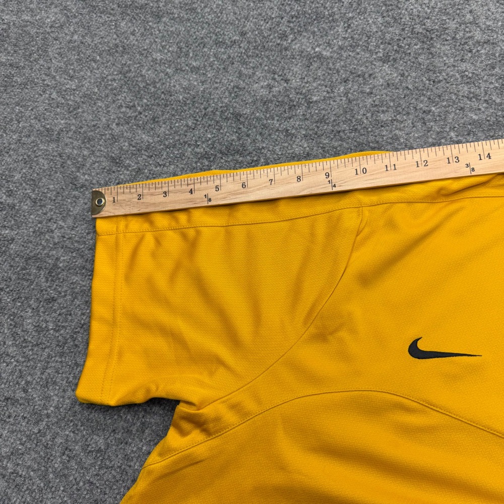Nike Mizzou Tigers Dri-FIT Quarter Zip Polo Shirt Mens Large Gold 513973-715 NWT - Picture 6 of 10